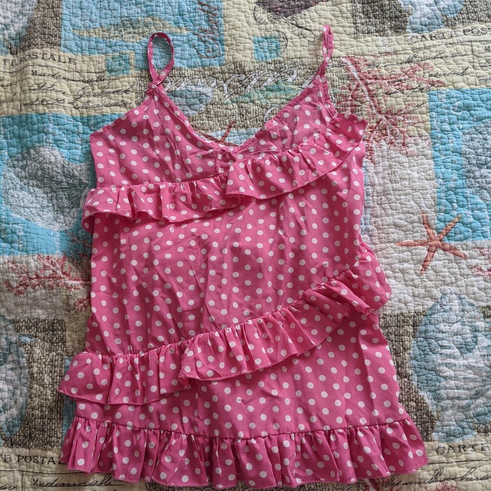 Ruffle tank top